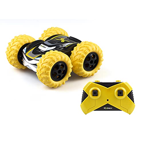 Exost - Coche teledirigido (360 Cross – 2,4 GHz – Surtido 3 Colores Rojo/Amarillo/Verde – Escala 1: 18)