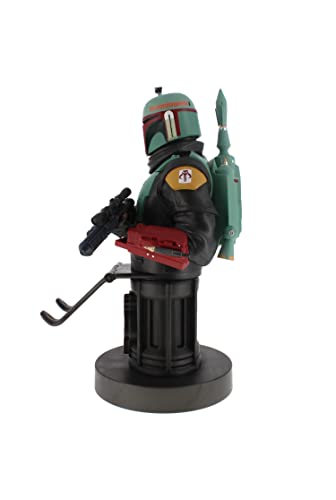 Exquisite Gaming - Cable Guy Boba Fett Star Wars, Soporte de sujeción o Carga para Mando de Consola o Smartphone. Producto con Licencia Oficial Disney (Playstation 4)