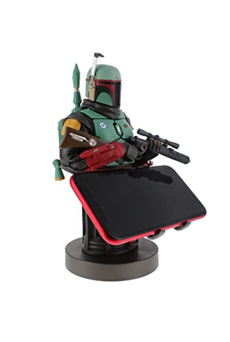 Exquisite Gaming - Cable Guy Boba Fett Star Wars, Soporte de sujeción o Carga para Mando de Consola o Smartphone. Producto con Licencia Oficial Disney (Playstation 4)