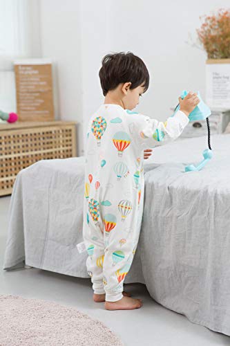 Exquisito saco de dormir para bebés saco de dormir para niños de invierno 100% algodón saco de dormir muy suave para niños pequeños de 80-90 cm