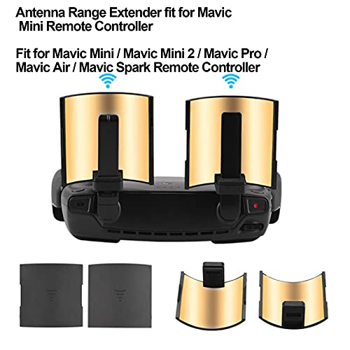 Extensor de Alcance de Antena para Drones, Espejo de Plástico Extensor de Alcance de Antena Enchufable Amplificador de Señal de Control Remoto para X8 Mini