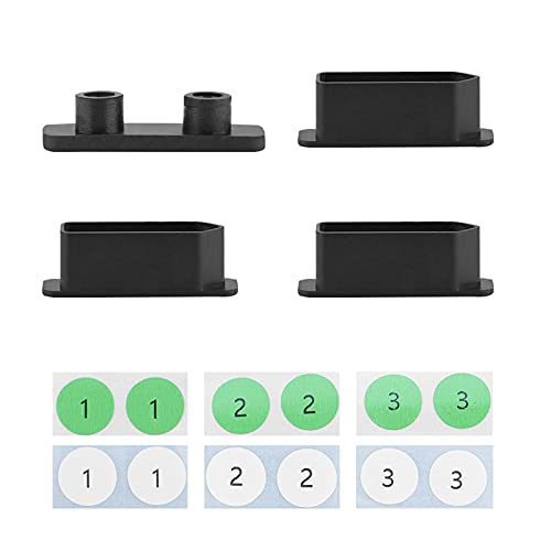 F Fityle Juego de 4 Tapas de Enchufe a Prueba de Polvo para Puerto de batería para dji FPV Combo, Accesorios Profesionales