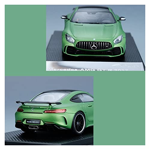 Fábrica Original 1/43 For Mercedes-Benz AMG-GTR Green Devil Simulación Modelo De Coche De Aleación Colección De Adultos Manualidades De Regalo