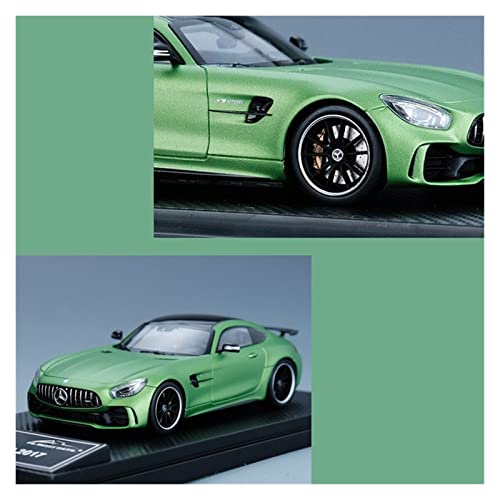 Fábrica Original 1/43 For Mercedes-Benz AMG-GTR Green Devil Simulación Modelo De Coche De Aleación Colección De Adultos Manualidades De Regalo