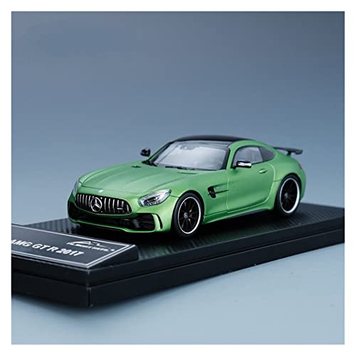 Fábrica Original 1/43 For Mercedes-Benz AMG-GTR Green Devil Simulación Modelo De Coche De Aleación Colección De Adultos Manualidades De Regalo