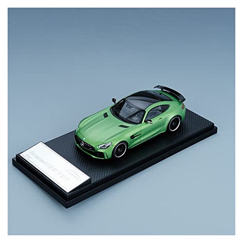 Fábrica Original 1/43 For Mercedes-Benz AMG-GTR Green Devil Simulación Modelo De Coche De Aleación Colección De Adultos Manualidades De Regalo