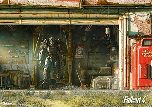 Fallout 4 Garage | Puzzle 1000 Piezas | Incluye póster y Bolsa | 68 x 48 | Videojuego | Rompecabezas para Adultos y Adolescentes | para Navidad y Regalos | Decoración