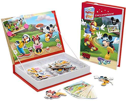 Falomir- Magnet Story-Disney Mickey & Friends Juego de Mesa, Multicolor (1)