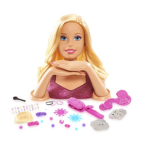 Famosa- Busto Barbie Deluxe, incluye 30 accesorios, a partir de 5 años (BAR17000)