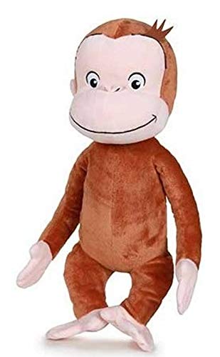 Famosa Curioso Come George 50 cm Peluches Animales del Bosque, Bosque y Sabana, Multicolor, 8410779682130