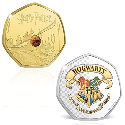 FANTASY CLUB Harry Potter La Colección Completa - 2 Medallas Exclusivas + 12 Monedas/Medallas Edición Limitada y Oficial.