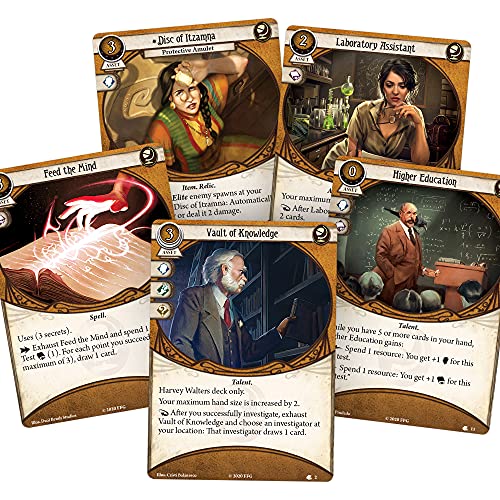 Fantasy Flight Games - Arkham Horror LCG: Investigator Starter Deck - Harvey Walters Investigator - Juego de Cartas