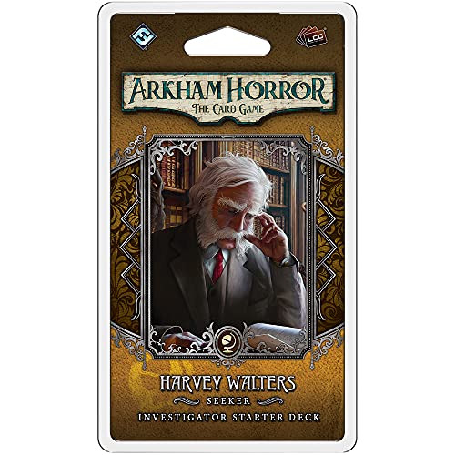 Fantasy Flight Games - Arkham Horror LCG: Investigator Starter Deck - Harvey Walters Investigator - Juego de Cartas