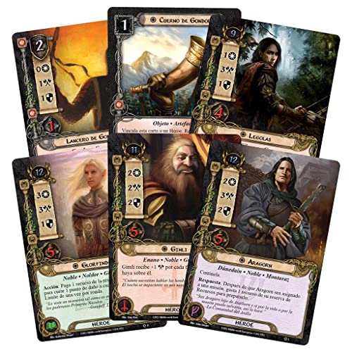 Fantasy Flight Games El Señor de los Anillos Caja Básica Ed. Revisada - Juego de Cartas en Español (MEC101ES)