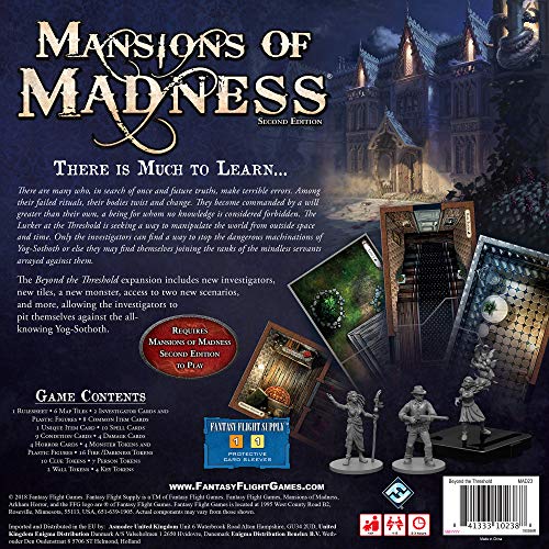 Fantasy Flight Games - FFGMAD20 - Mansions of Madness - Juego de Mesa, Segunda edición (Juego Principal)