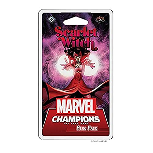 Fantasy Flight Games Marvel Champions: El Juego de Cartas – Scarlet Witch, expansión de héroes, construcción de baraja Alemana, FFGD2914, Multicolor, expansión de héroes