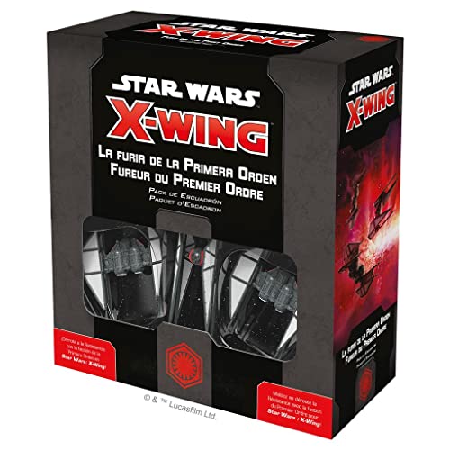 Fantasy Flight Games Star Wars X-Wing - La Furia de la Primera Orden - Juego de Miniaturas en Español (SWZ87ES)