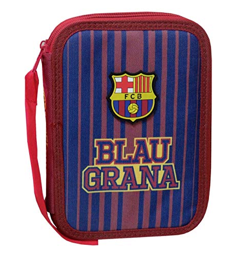 FC Barcelona EP-681-BC Plumier 2 Pisos con Material Escolar