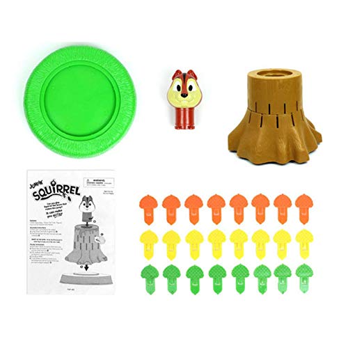 FEEE-ZC Ardilla de Juguete emergente, Ardilla saltarina, Juego de Barril de Escritorio Interactivo, Juego de Mesa de acción para niños, Juguete de Regalo para niños y niñas