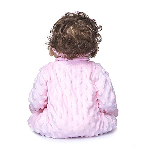 Festnight 470mm de Cuerpo Completo de Silicona Reborn Baby Doll Impermeable bebé baño Juguete bebé niños Moda muñeca Regalo