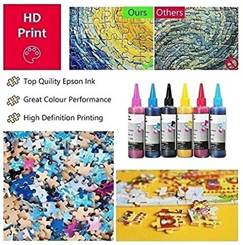 FFLFFL Puzzle para Adultos 1000 Piezas New York Skyline Jigsaw Puzzle Descompresión Inteligente Diversión Juego de Rompecabezas para Adultos para niños