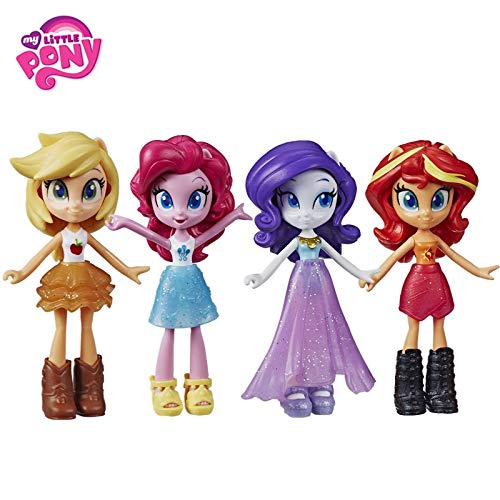 FFLSDR Equestria Girls Fashion Princess Set Dress Up Dolls Anime Acción Figura Modelo Juguetes Niños Regalos (Color : Sunset Shimmer)