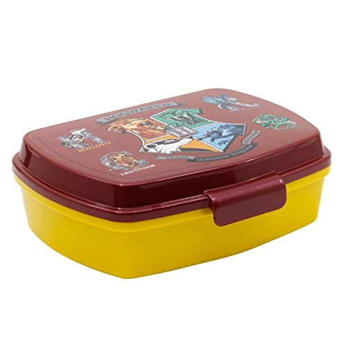 Fiambrera porta merienda caja Sandwich Box para niños Harry Potter