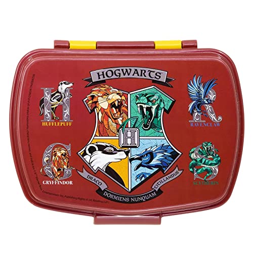 Fiambrera porta merienda caja Sandwich Box para niños Harry Potter