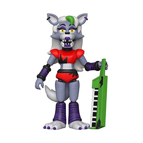 Figura articulada de Five Nights at Freddy, diseño de lobo Roxanne de 5,5 pulgadas