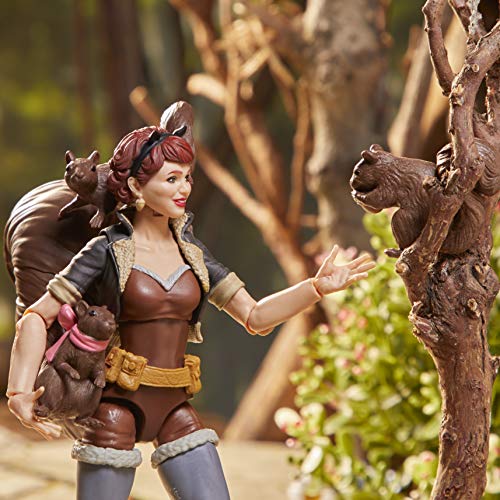 Figura con vehículo Squirrel Girl 15 cm. Hasbro. Marvel Legend Series