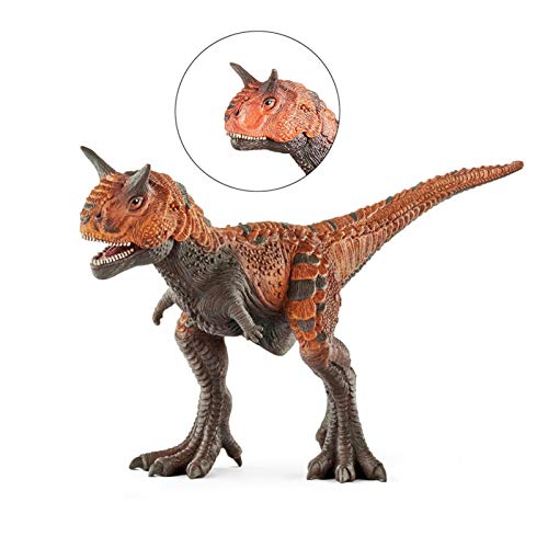 Figura de dinosaurio Carnotaurus de América del Norte, dinosaurio carnotaurus colosal de de 9 pulgadas, muñeca modelo de juguete de dinosaurio para coleccionista, decoración, niños