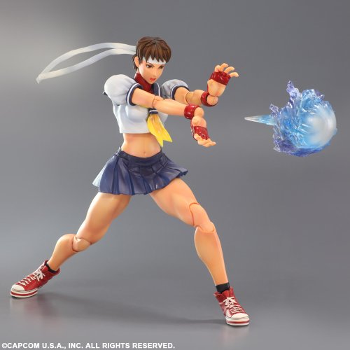 Figura Street Fighter Play Arts Sakura 25 cm