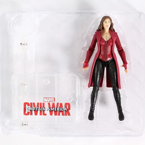 Figuras de acción de Marvel, Iron Man, Capitán América, Hombre Hormiga, Hulk, Iron Spider, Viuda Negra, Pantera, Bruja Escarlata, visión, Hawkeye (Scarlet Witch)