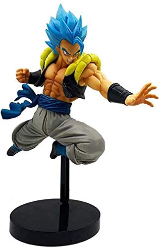 Figuras de Anime Dragon Ball Figura de acción Blue Gogeta Super Saiyan Man 23cm Kakarotto Vegeta fit Modelo de Anime Coleccionables Regalos de Anime Juguetes Kits de Modelos