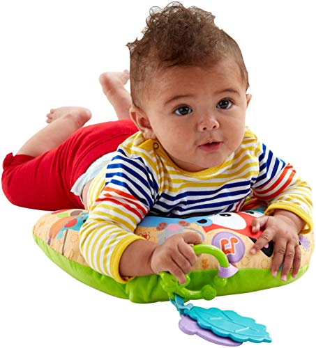 Fisher-Price - Almohadilla de media luna bosque, bebé +0 meses (Mattel CDN50)