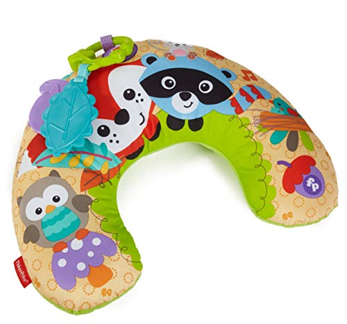 Fisher-Price - Almohadilla de media luna bosque, bebé +0 meses (Mattel CDN50)