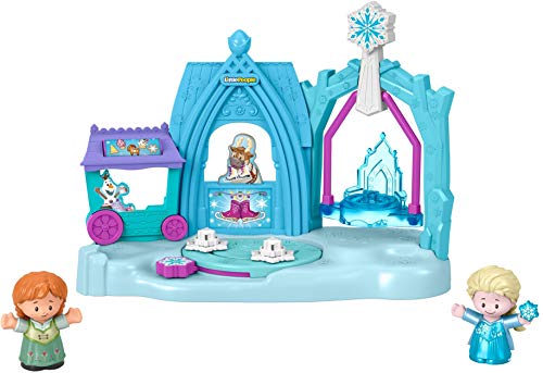 Fisher-Price Conjunto de Juego Reino Helado de Arendelle de Frozen de Disney de Little People (Mattel GPB34)