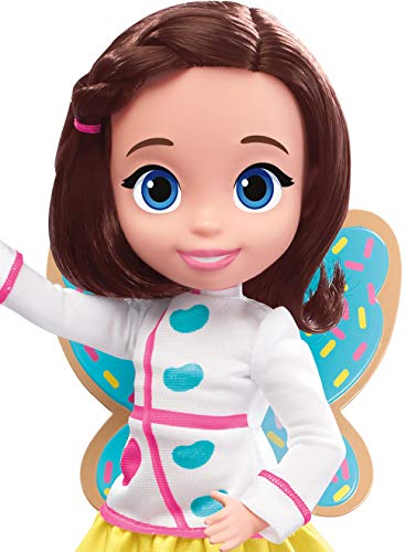 Fisher-Price Nickelodeon Butterbean's Café Fairy - Muñeca perfumada de Hada de Mantequilla, 11 Pulgadas, con Cepillo para el Cabello y Aroma a Galleta