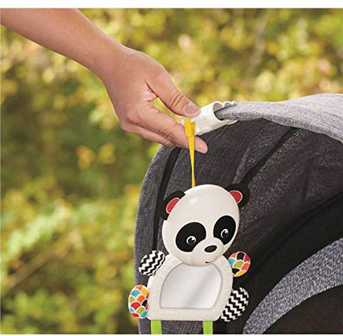 Fisher-Price Panda activity de paseo, juguete colgante para bebé recién nacido (Mattel FGH91)