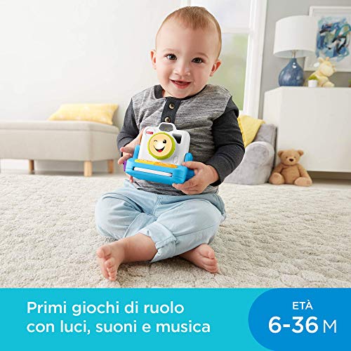 Fisher-Price - Polaroid Ridi e aprende Juguete Educativo para niños de 6 Meses + GMX45.