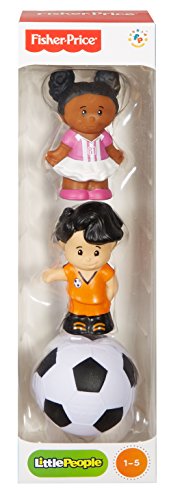 Fisher-Price - Tubo Figuras Little People, el fútbol (Mattel P0130)