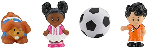 Fisher-Price - Tubo Figuras Little People, el fútbol (Mattel P0130)