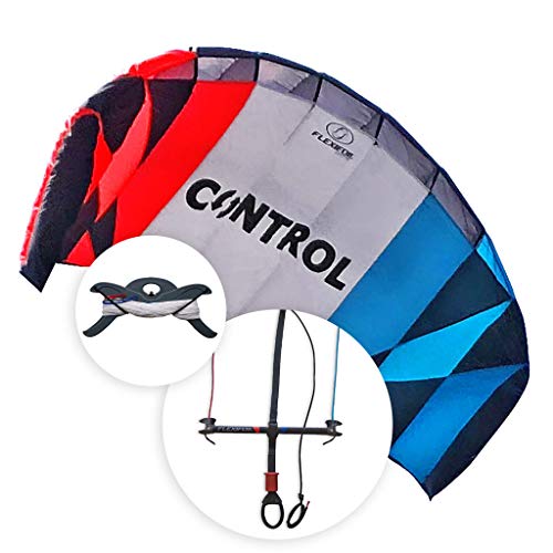 Flexifoil Entrenador de Kitesurf con Barra de Control de Seguridad para Aprendizaje Sencillo de Kitesurf