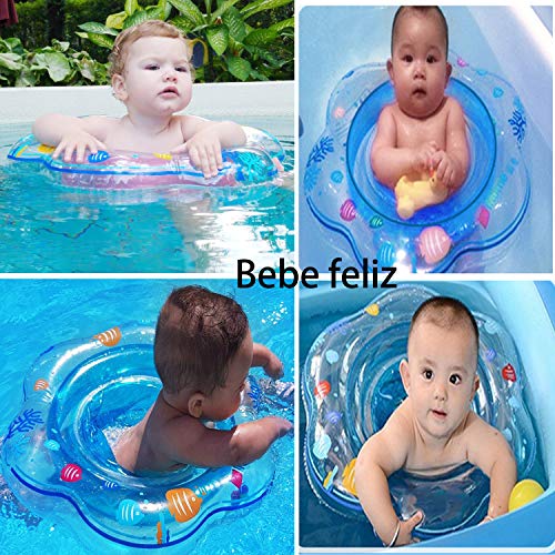 Flotador bebé, Piscina Hinchables Niños Flotadores para Bebe con Asiento Anillo de Natación para Bebés de 1-4 Años, Inflable Juguetes Regalos … (Verde)