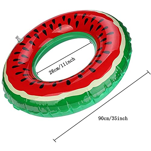 Flotador de SandíA, Flotador Inflable de Piscina, Flotador Inflable Gigante, Anillo de NatacióN para Verano, Agua, Juguete Hinchable, Piscina Hinchable, para Adultos y Niños, Aire Libre de La Playa