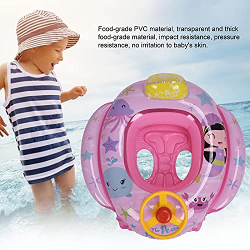 Flotadores de Piscina para bebés, Coche Inflable para bebés y niños pequeños, Seguridad para Piscina, Asiento Flotante, Anillos de Barco, Rueda para el Aprendizaje del bebé