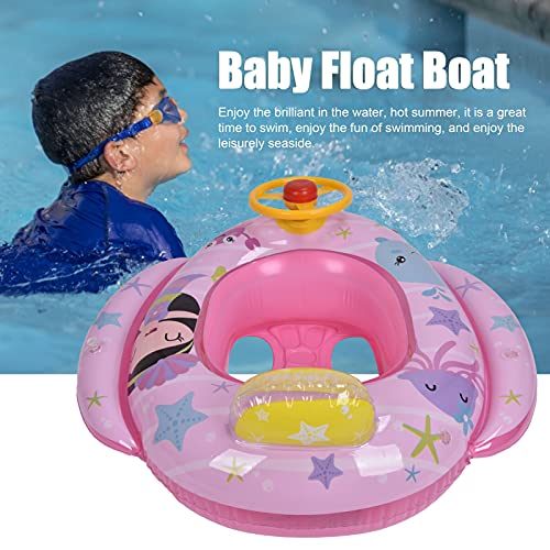 Flotadores de Piscina para bebés, Coche Inflable para bebés y niños pequeños, Seguridad para Piscina, Asiento Flotante, Anillos de Barco, Rueda para el Aprendizaje del bebé