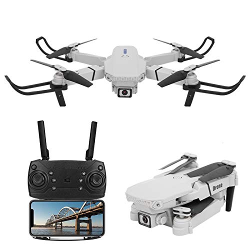 FOLOSAFENAR Drone de cámara Dual de tamaño pequeño LS-E525 RC Drone Outdoor Drone Toy Práctico Vuelo Estable para Principiantes/niños Regalo con cámara de 4K Pixel