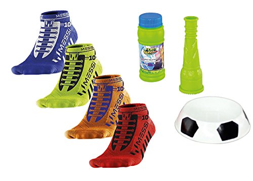 Foot Bubbles - Burbujas del pie Leo Messi, 4 Colores Variados (44120)