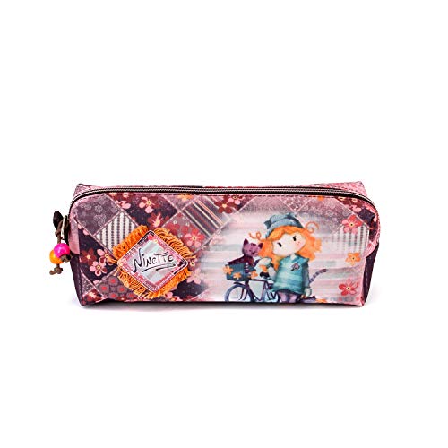 Forever Ninette Forever Ninette Bicycle-Trousse Carré HS Estuches 22 Centimeters Multicolor (Multicolour)